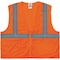 Ergodyne 8210Z Type R Economy Mesh Vest, Polyester Mesh, Mesh Fabric, Orange, Size XS 8210Z - alternate 2